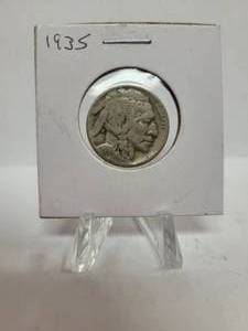 lot 394 image: 1935 BUFFALO NICKEL