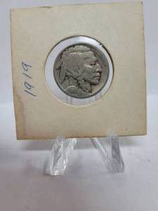 lot 396 image: 1919 BUFFALO NICKEL
