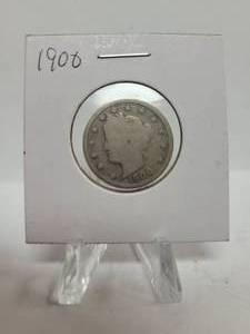 lot 397 image: 1900 LIBERTY HEAD V-NICKEL