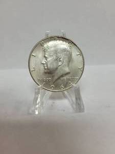 lot 368 image: 1964-D KENNEDY HALF DOLLAR--90% SILVER