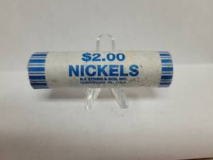 lot 410 image: UNCIRCULATED ROLL OF JEFFERSON NICKELS