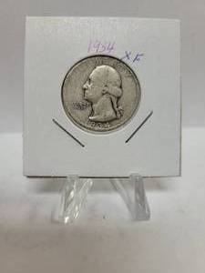 lot 451 image: 1934 WASHINGTON QUARTER--90% SILVER
