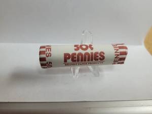 lot 471 image: 1 ROLL MIXED DATE, MINT & CONDITION WHEAT PENNIES