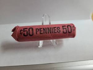 lot 472 image: 1 ROLL MIXED DATE, MINT & CONDITION WHEAT PENNIES