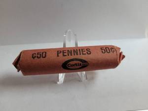 lot 473 image: 1 ROLL MIXED DATE, MINT & CONDITION WHEAT PENNIES