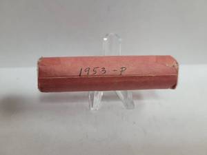 lot 478 image: 1 ROLL 1953-P WHEAT PENNIES