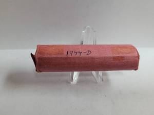 lot 479 image: 1 ROLL 1944-D WHEAT PENNIES