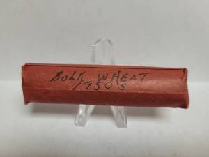 lot 482 image: 1 ROLL 1950S WHEAT PENNIES