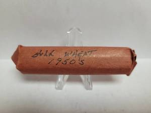 lot 484 image: 1 ROLL OF 1950S WHEAT PENNIES