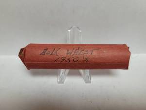 lot 488 image: 1 ROLL OF 1950S WHEAT PENNIES