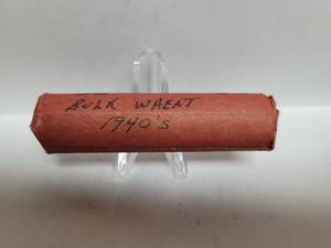 lot 491 image: 1 ROLL OF 1940S WHEAT PENNIES