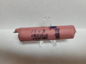 lot 499 image: 1 ROLL 1943 STEEL WHEAT PENNIES