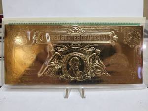 lot 525 image: YEAR 2000 TWO DOLLAR GOLD CERTIFICATE WITH COA
