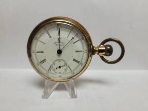 lot 526 image: 1896 WALTHAM POCKET WATCH (MODEL#1883)