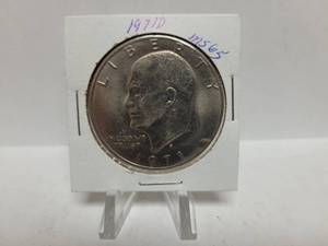 lot 534 image: 1971-D EISENHOWER ONE DOLLAR COIN