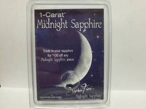 lot 542 image: 1-CARAT MIDNIGHT SAPPHIRE