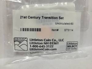 lot 546 image: 21ST CENTURY TRANSITION COIN SET