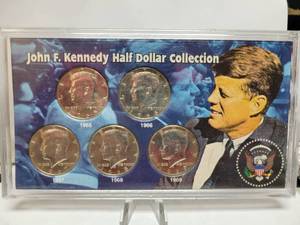 lot 582 image: 1965-1969 JOHN F KENNEDY HALF DOLLAR COLLECTION--40% SILVER