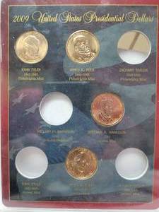 lot 584 image: 2009 UNITED STATES PRESIDENTIAL DOLLARS