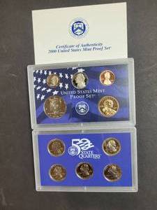lot 647 image: 2000 UNITED STATES MINT PROOF SET
