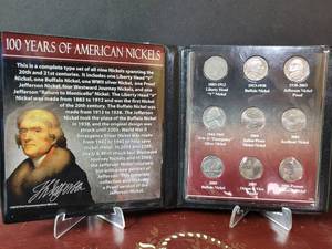 lot 679 image: 100 YEARS OF AMERICAN NICKELS