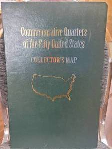 lot 629 image: SPECIAL EDITION COMMORATIVE QUARTERS OF THE 50 UNITED STATES WITH (10) 2-TONE GOLD STATE QUARTERS