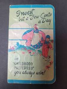 lot 631 image: VINTAGE DIME COLLECTORS BOOKLET WITH (30) 90% SILVER DIMES INCLUDED