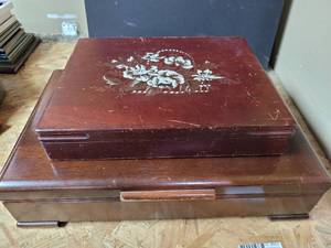 lot 720 image: 2) EMPTY SILVERWARE BOXES