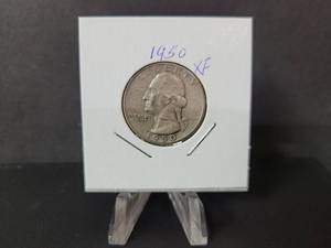 lot 298 image: 1950 Washington Quarter--90% Silver