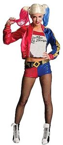 lot 11990 image: Rubies womens Suicide Squad Deluxe Harley Quinn Costume Party Supplies, Multi, Medium US