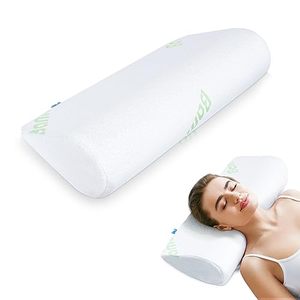 lot 12002 image: COOLBEBE Cervical Neck Pillows for Pain Relief Sleeping, Drop-Shaped Neck Roll Pillow, Cervical Memory Foam Pillows for Bolster, Sleeping and Spine Protecting, Bed, Sofa and Car Seat