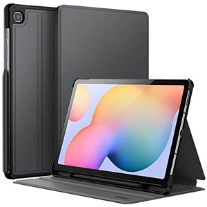 lot 12003 image: JETech Case for Samsung Galaxy Tab S6 Lite 10.4-Inch 20222020 with S Pen Holder, Slim Folio Stand Protective Tablet Cover, Multi-Angle Viewing (Black)