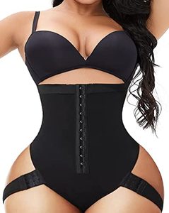 lot 12021 image: Butt Lifting Shapewear Tummy Control Butt Lifter Panties Tummy Trainer Butt Lift Body Shaper Waist Trainer Underwear (Black, Medium)