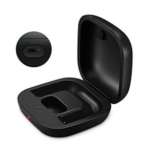 lot 12028 image: Charging Case Replacement Compatible with Powerbeats Pro Charger with Bluetooth Pairing Sync Button & 700mAh Built-in Battery (Not Include Power Beats Earbuds) Black