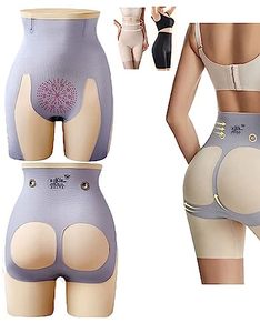 lot 12072 image: LAURA FAIRY High Waisted Tummy Control Pants, Fiber Restoration Shaper, Seamless High Waisted Tummy Control Body Shaper (Nude,XXXL)