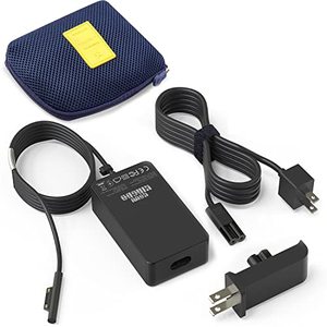 lot 12122 image: Surface Pro Surface Laptop Charger,65W Power Supply AdapterUpdated Compatible with Microsoft Surface Pro 98X776543,Surface Laptop 5Studio4321,Surface Book,Surface Go 321&Travel case