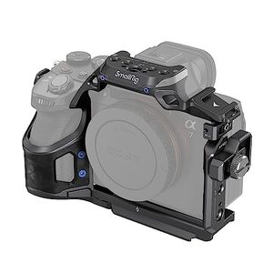 lot 12163 image: SmallRig Cage Kit wCable Clamp for Sony Alpha 7R VAlpha 7 IVAlpha 7S III, Camera Cage wMultiple Accessory Mounting Points, Built-in Quick-Release Plate for Arca-Swiss - 4308