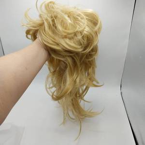 lot 12197 image: EMMOR Blonde Wig for Women,Long Layered Wig with Bangs Heat Resistant Synthetic Fibre Wig