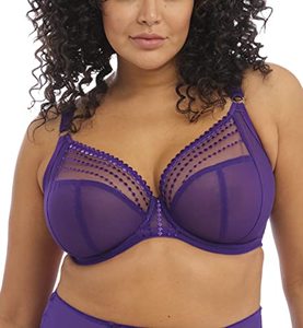 lot 12205 image: Elomi Matilda Banded Plunge Underwire Bra (8900),38JJ,Iris