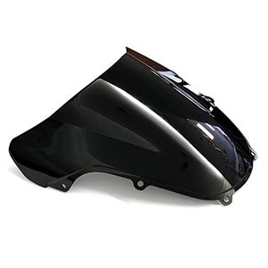 lot 12229 image: HANSWD For Suzuki GSXR GSX-R 1000 600 750 Windshield WindScreen GSXR1000 GSXR750 GSXR600 600R 750R 1000R K1K22000-2003Year (black)