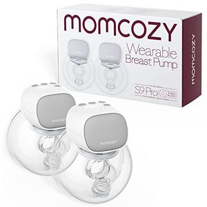 lot 12244 image: Momcozy Hands Free Breast Pump S9 Pro Updated, Wearable Breast Pump of Longer Battery Life & LED Display, Double Portable Electric Breast Pump with 2 Modes & 9 Levels - 24mm, 1 Pack Gray