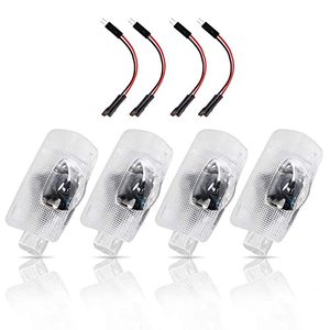lot 12251 image: URSTOUD LED Car Door Logo Light Courtesy Projector Laser Welcome Lights 3D Ghost Shadow Light Lamps Accessories The Replacement for RXESGXLSLXISGSRCUX Series(4 Pack), Lexus white