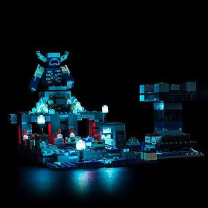 lot 12266 image: LocoLee LED Light Kit for LEGO Minecraft The Deep Dark Battle 21246, DIY Lighting Set Accessories Compatible with LEGO The Deep Dark Battle for Fans, Creative Decor Lego Light (Lights Only, No Models)