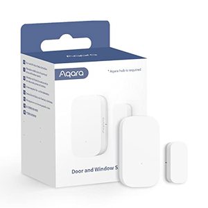 lot 12277 image: Aqara Door and Window Sensor, Requires AQARA HUB, Zigbee Connection, Wireless Mini Contact Sensor for Alarm System and Smart Home Automation, Compatible with Apple HomeKit, Alexa, Works with IFTTT