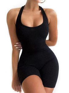 lot 12301 image: VUTRU Womens Sexy One Piece Tank Top Sleeveless Backless Bodycon Shorts Jumpsuits Bodysuit Catsuit Ribbed Sports Romper