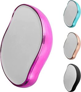 lot 12393 image: Crystal Hair Eraser, Magic Hair Eraser Crystal Hair Remover for Women and Men, Painless Exfoliation Crystal Hair Removal Tool Crystal Hair Accessories for Arms Legs, Fast & Easy Hair Removal (Rose)