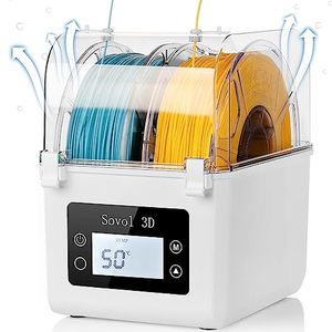 lot 12436 image: Sovol Filament Dryer 2023, SH01 Filament Dehydrator 3D Printer Spool Holder with Upgraded Fan, Dry Box for Keeping Filament Dry, Compatible with 1.75mm, 2.85mm Filament & PLA PETG TPU ABS