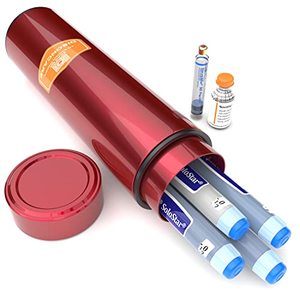 lot 12443 image: DISONCARE 60H 4 Insulin Pens Cooler Travel Case Medicine Cooler for Travel TSA Approved Diabetic Insulina Cooler EpiPen Carry Case Medical Travel Cooler Bag Ice Pack with Medical Alert Tag