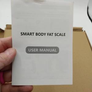 lot 12461 image: Smart scale, bmi, wireless