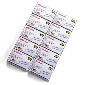 lot 12464 image: Officemate Premium #1 Paper Clips, 500 Paper Clips (5 Boxes of 100 Each) (99916) , Silver
